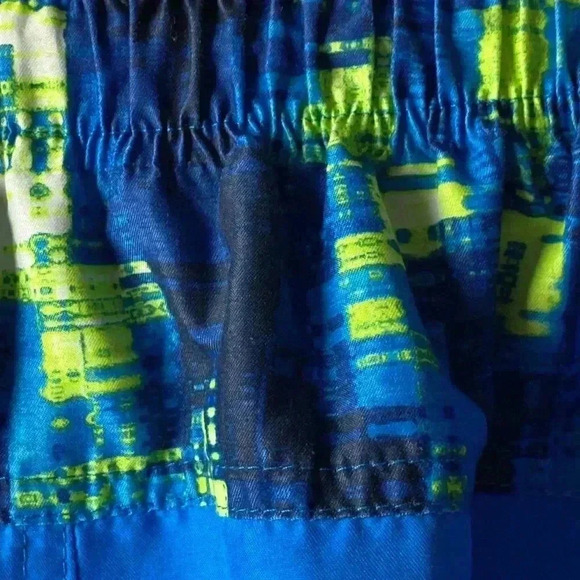 NIKE SWIM TRUNKS ELASTIC WAIST DRAWSTRING CLOSURE MESH LINED BLUE CLEAN - Picture 7 of 11